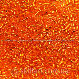 Бисер DBS-45 Miyuki Delica Beads 15/0 (блестящий, оранжевый)
